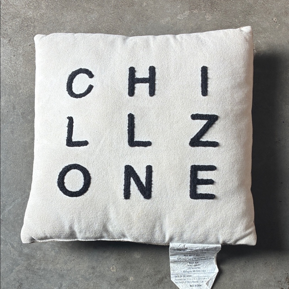 Chill Zone Decorative Pillow